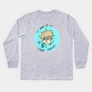 Loser (color) Kids Long Sleeve T-Shirt